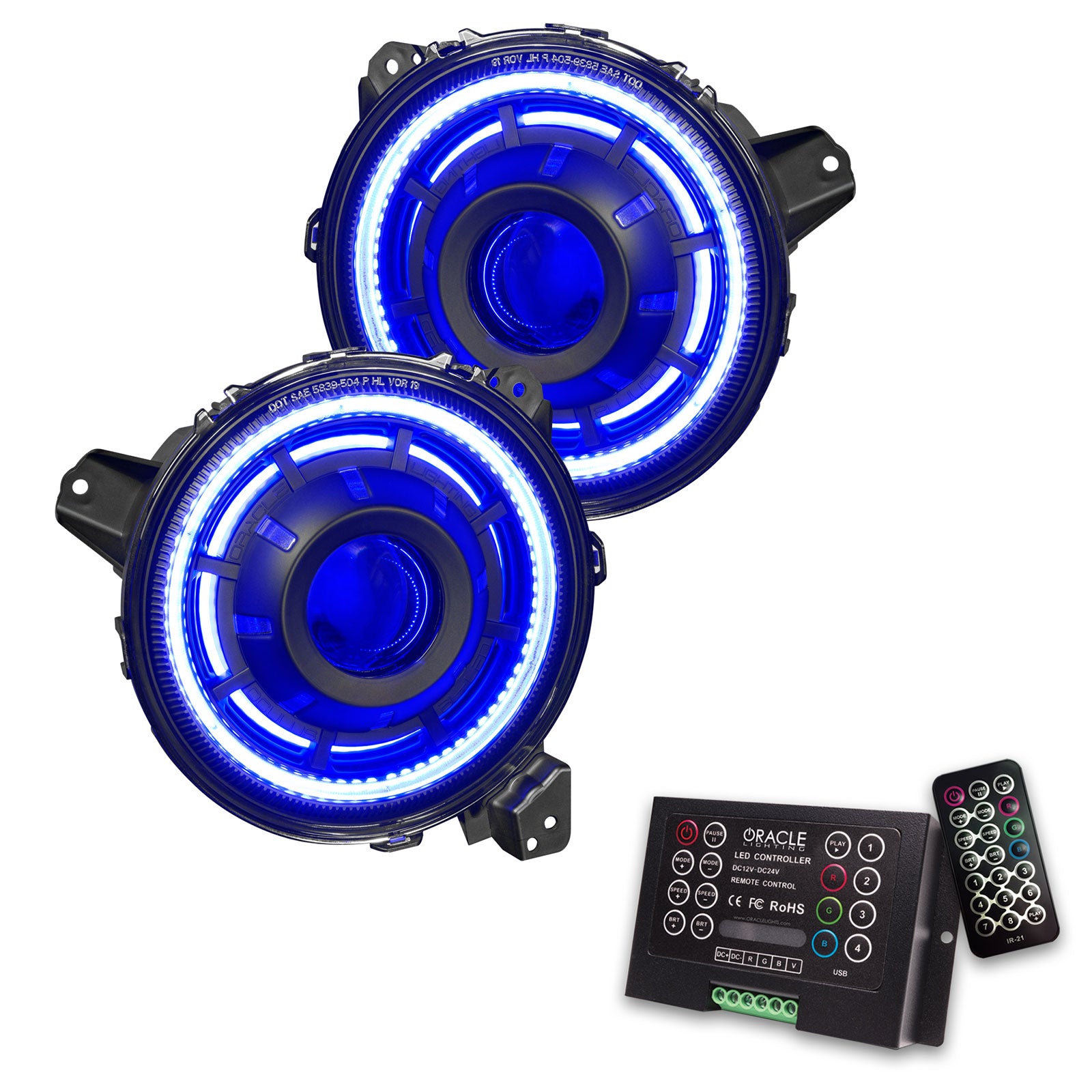 5839-333 - Oculus ColorSHIFT Bi-LED Projector Headlights, ColorSHIFT 2.0